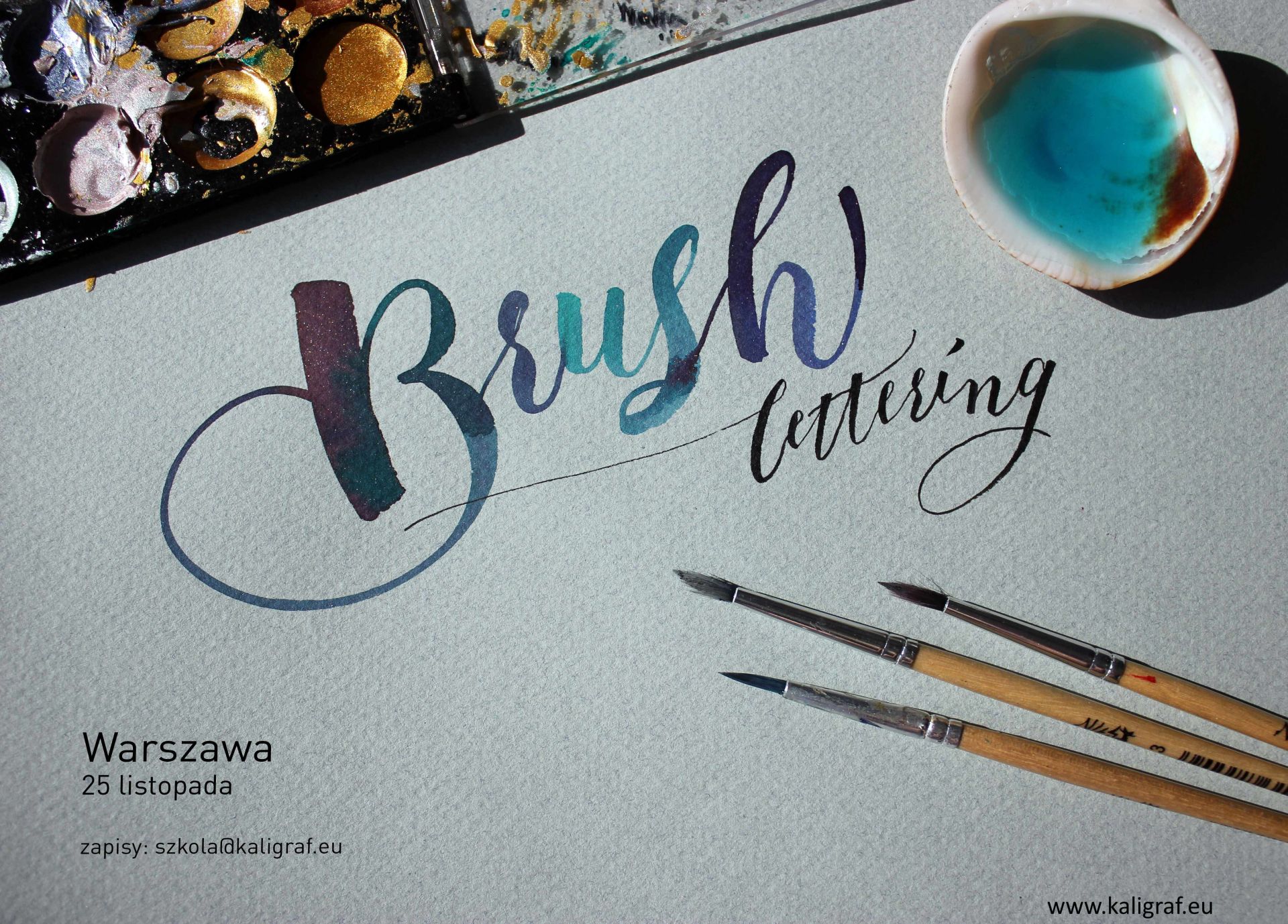 Brush lettering Warszawa
